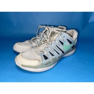 Nike Zoom Vapor 9 Tour Women’s Size 8 Mint Green Gray Tennis Shoes 543222-134